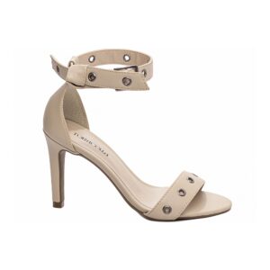 Sandália Feminina Salto Fino Com Fivela Confortável Original