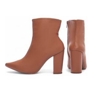 Bota Torricella Cano Curto Salto Grosso Bico Fino