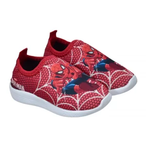 Tenis infantil menino calce facil homem aranha 20 ao 33 confortavel