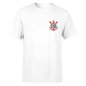 Camiseta Masculina Corinthians 100% Algodão