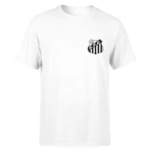 Camiseta Masculina Santos 100% Algodão